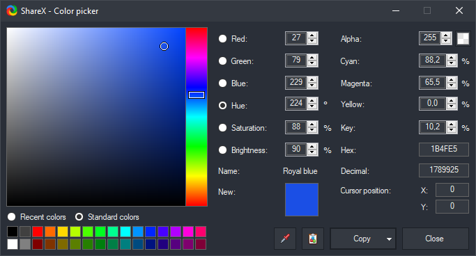 Công cụ Color Picker