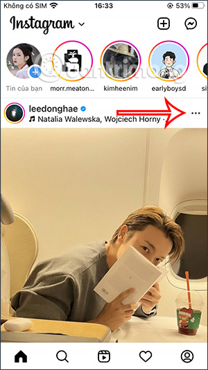Tùy chọn bài viết Instagram