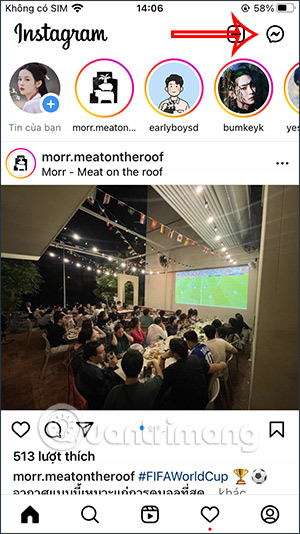 Tin nhắn trên Instagram