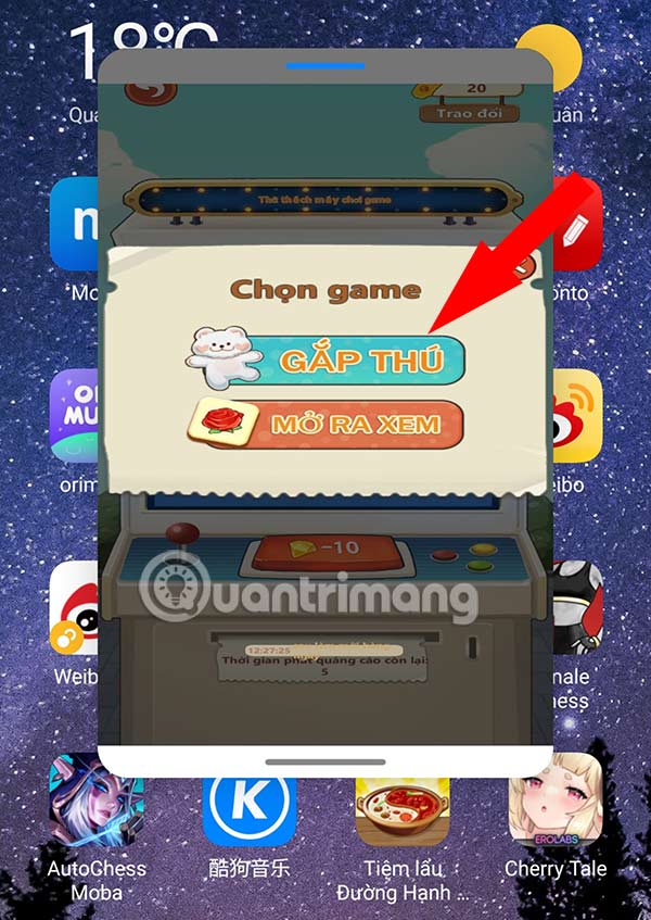 Mẹo gắp thú trong Tiệm lẩu Đường Hạnh Phúc