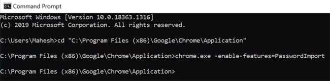 Bật tính năng nhập mật khẩu ẩn trong Chrome