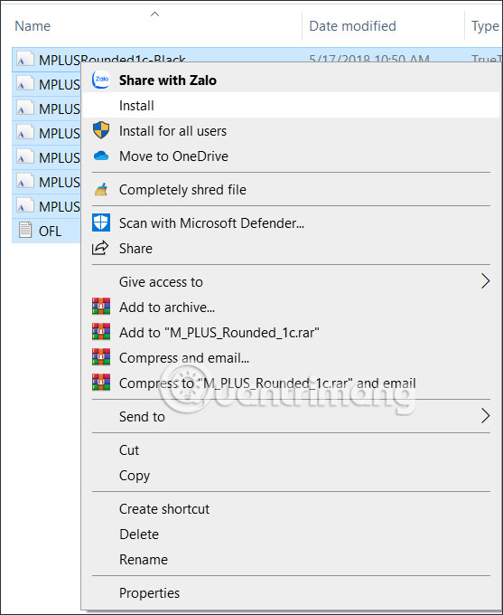 Danh sách font chữ trên Google Fonts