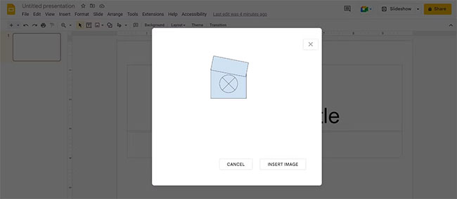 Xem trước hình ảnh trong Google Slides
