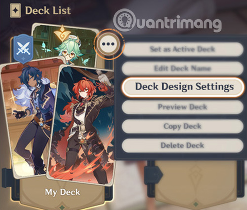 Làm sao để thay đổi hộp bài và lưng bài?