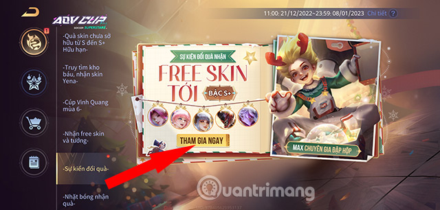 Hướng dẫn tham gia Sự Kiện Đổi Quà