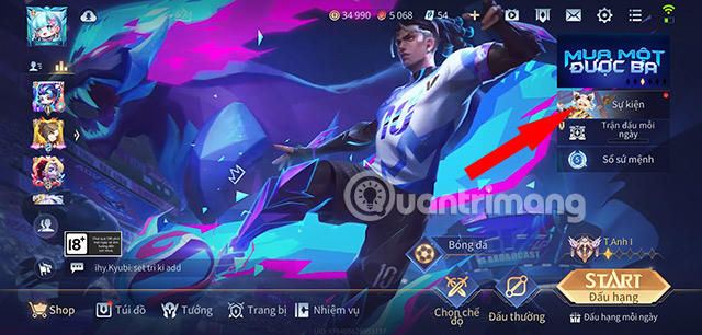 Hướng dẫn tham gia Sự Kiện Đổi Quà