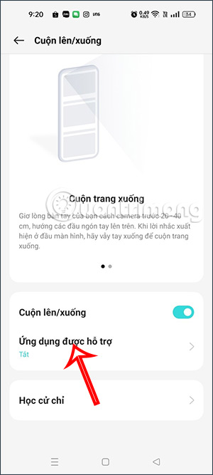 Chọn ứng dụng hỗ trợ trên Oppo
