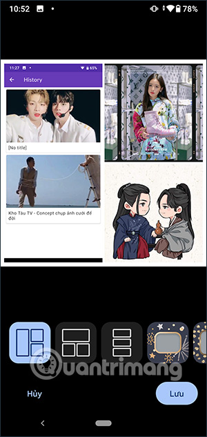 Các kiểu ghép ảnh trên Google Photos