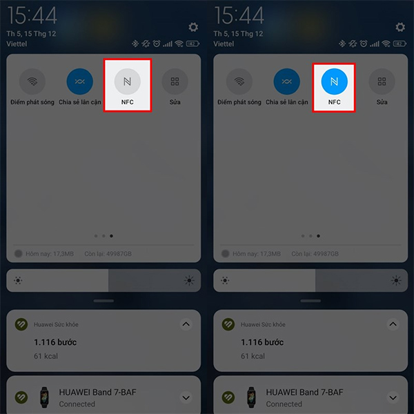 Kiểm tra thiết bị NFC