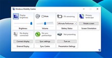 Cách vô hiệu hóa Windows Mobility Center trên Windows 11