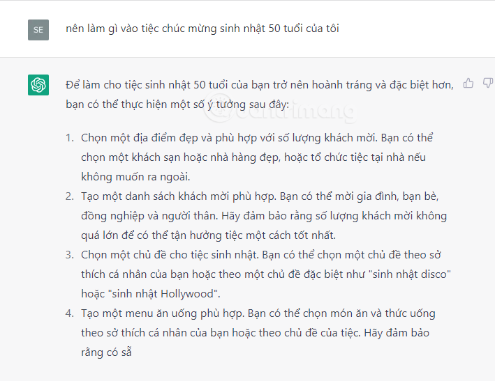 Những việc cần làm cho 1 bữa tiệc Sinh nhật