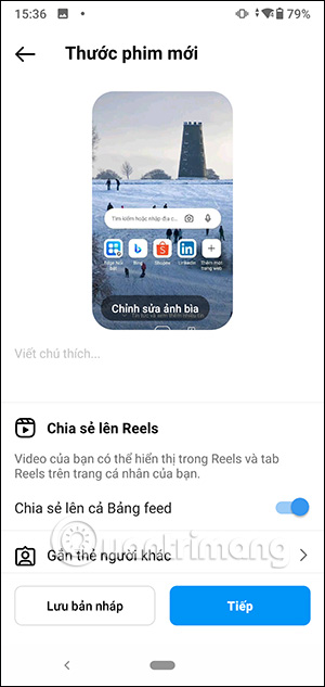 Đăng video Instagram Reel Recap 2022