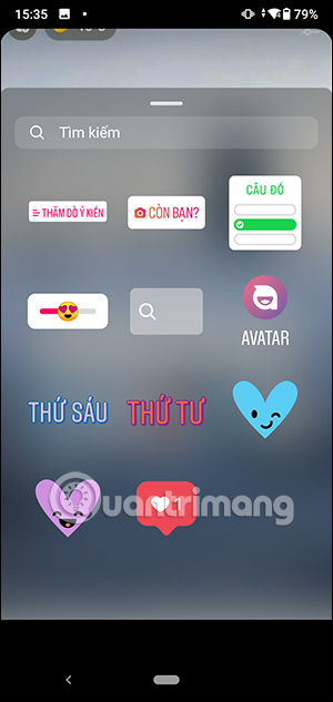 Chèn sticker cho video