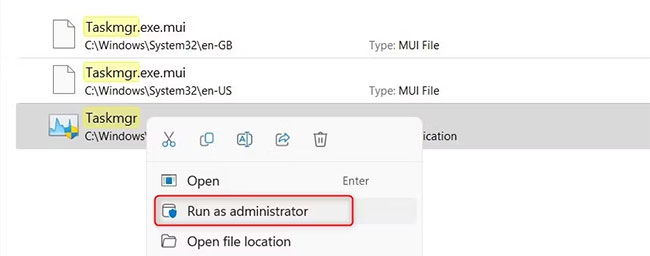 Mở Task Manager từ File Explorer