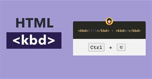 Thẻ HTML <kbd>