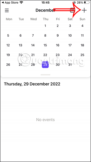 Thêm sự kiện trên Proton Calendar
