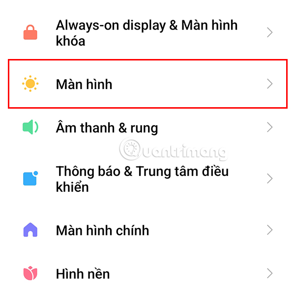 Đổi phông chữ điện thoại Xiaomi 