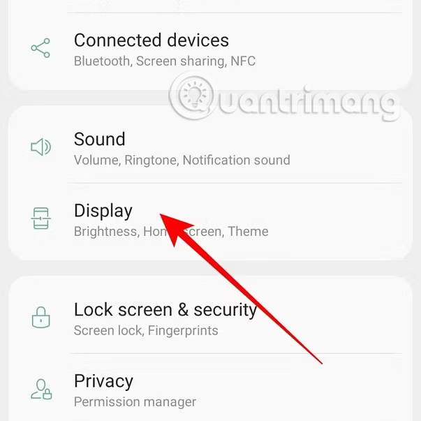 Đổi phông chữ điện thoại LG