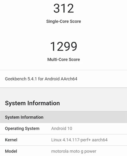 Cập nhật kết quả Geekbench Mobile