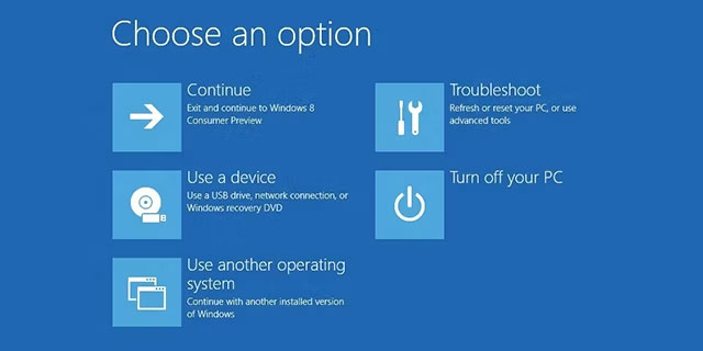 Khắc phục sự cố khởi động Windows