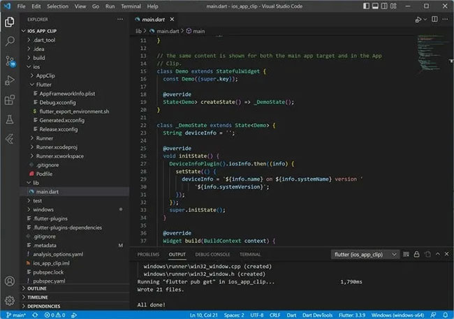 Phat triển ứng dụng iOS trên Windows với Flutter and Codemagic