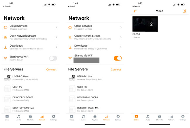 Chia sẻ video MKV giữa máy tính, iPhone và iPad