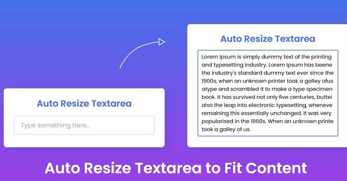 Cách tạo vùng text tự động chỉnh kích thước trong React.js