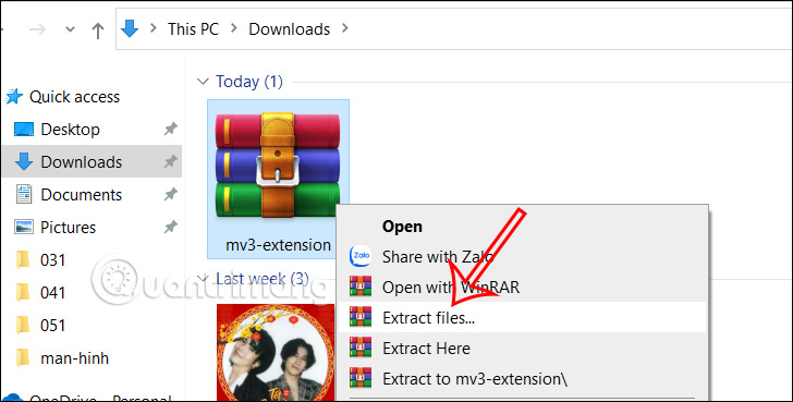 Giải nén tiện ích AnimeVsub Helper Chrome