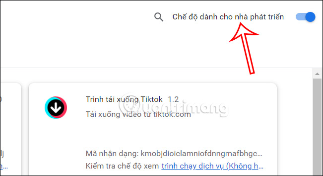Kích hoạt chế độ nhà phát triên trên Chrome