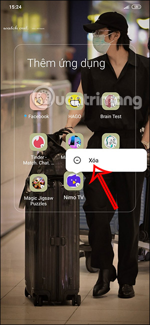 Xóa biểu tượng ứng dụng trên Xiaomi