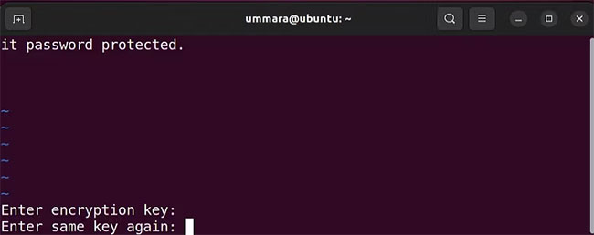 Cách sử dụng Vim để mã hóa file văn bản trên Linux