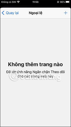 Trang web ngoại lệ