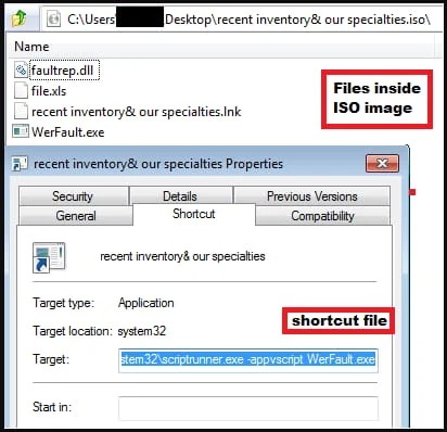 File có chứa trong file ISO