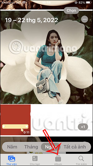 Album ảnh trên iPhone