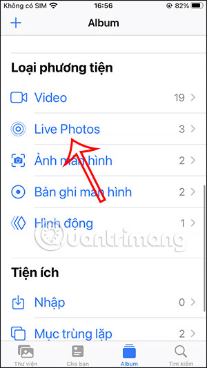 Mục Live Photos iPhone