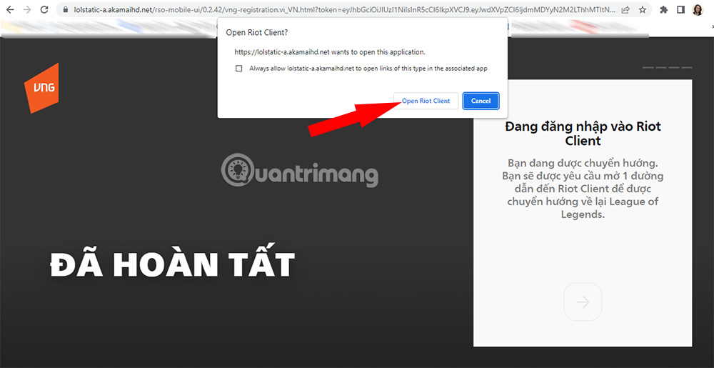 Cập nhật thông tin tài khoản LMHT Riot Games