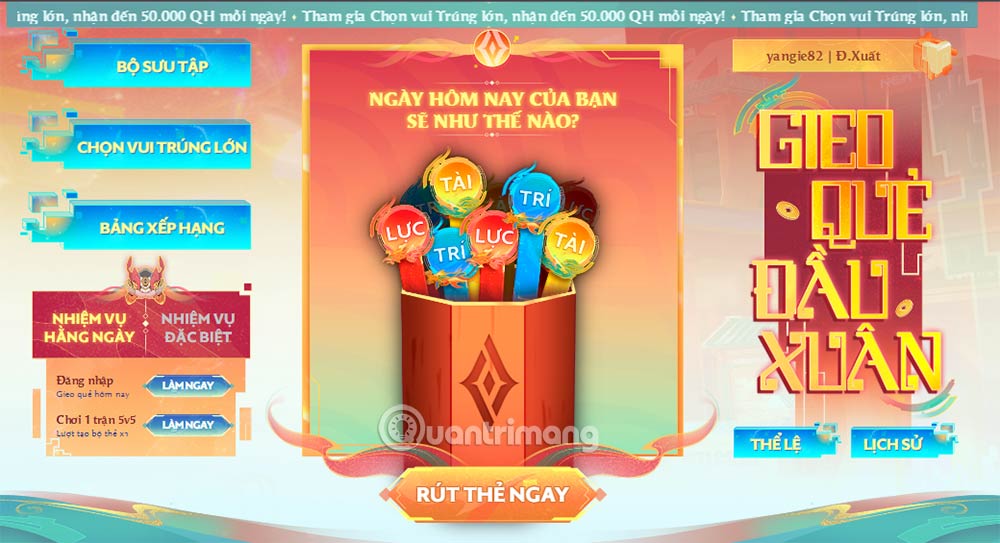 Sự kiện Gieo quẻ