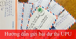 Cách gửi bài dự thi UPU lần thứ 52 năm 2023