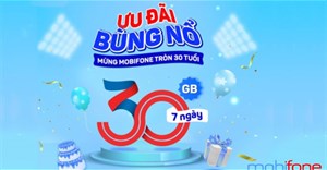 Cách đăng ký gói MBF30 MobiFone nhận 30GB/tuần