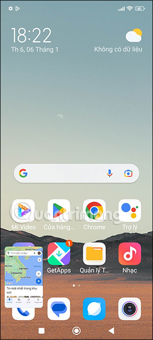 Cửa sổ nối trên Xiaomi