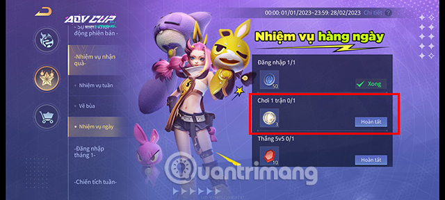 Nhiệm vụ để nhận giấy vẽ bùa Huyền Bí