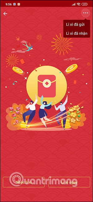 Quản lý tiền lì xì trên ZaloPay