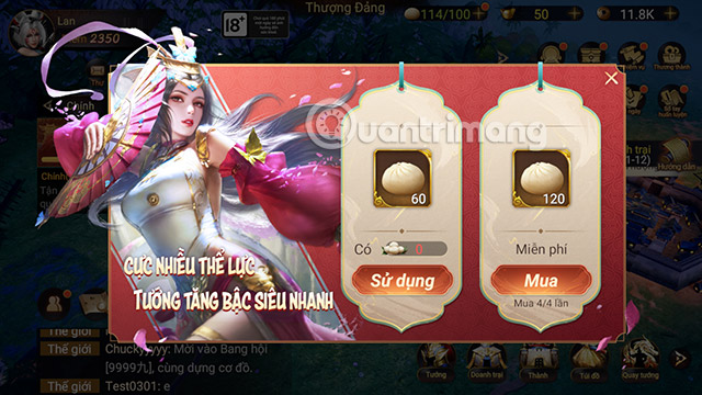 Bổ sung Thể Lực và vượt Ải