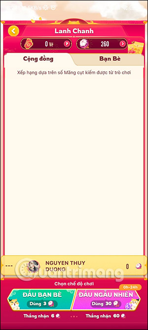 Game Lanh chanh Lắc Xì 2023 MoMo