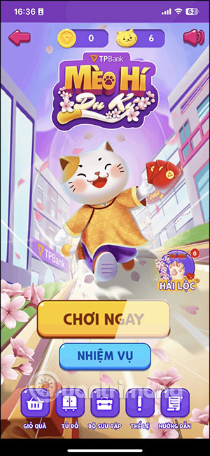 Tham gia chương trình Mèo hí du ký