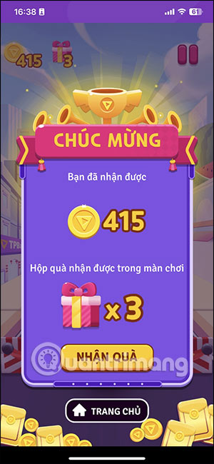 Thông báo hộp quà trong Mèo hí du ký