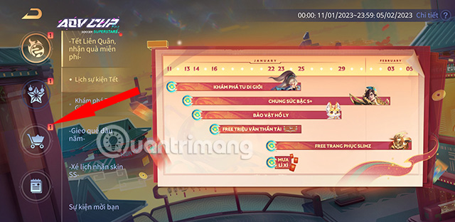 Chọn mục Đặc Sắc.