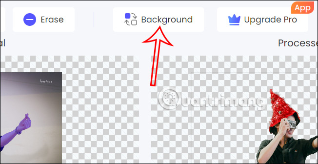 Thay nền cho ảnh trên PicWish