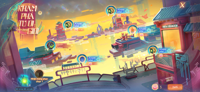 Sự kiện Khám Phá Tu Di Giới - Nhận Skin Tự Chọn