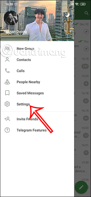 Cài đặt Telegram